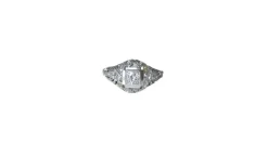 Bague Art Déco Dôme Ajouré Diamants