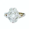 Bague art déco en or avec diamants