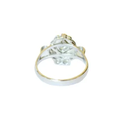 Bague art déco en or avec diamants