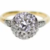 Bague Art Déco Marguerite Or Diamants