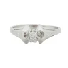 Bague Art Déco Or blanc Diamant