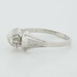 Bague Art Déco Or blanc Diamant