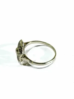 Bague Art Déco Or Blanc et Diamant