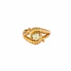 Bague Art Déco or rose diamant