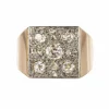 Bague Art Déco pavée de diamants