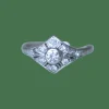 Bague Art Déco Platine Diamants