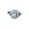 Bague Art Déco platine diamants