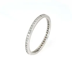 Bague Art Déco platine diamants