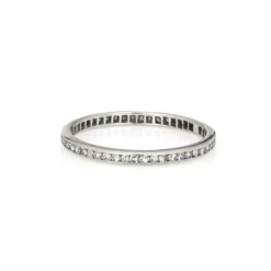 Bague Art Déco platine diamants