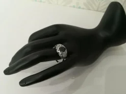 Bague Art Déco Saphir Diamants