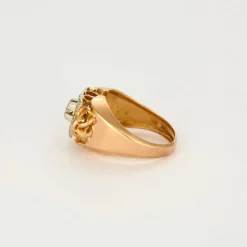 Bague Art Déco Tank diamants