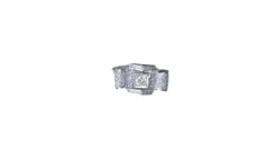 Bague Art Deco Géométrique Diamant