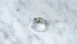 Bague Art Deco Géométrique Diamant