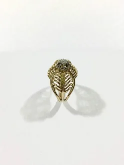 Bague Art Nouveau Or Et Diamant