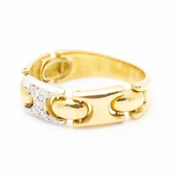 Bague Articulée 2 Ors Diamants