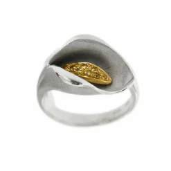 Bague Arum saphirs jaunes