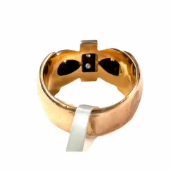 BAGUE AU DESIGN RÉTRO DES ANNÉES 1940-45