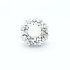 Bague avec perle et diamants