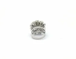 Bague avec perle et diamants