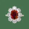 Bague avec Rubis et Diamants