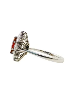Bague avec Rubis et Diamants