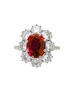 Bague avec Rubis et Diamants