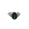 BAGUE AVEC TOPAZE ET DIAMANTS