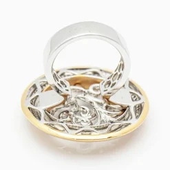 Bague AVENNE en Or Bicolore et Diamants. Tout neuf