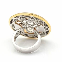 Bague AVENNE en Or Bicolore et Diamants. Tout neuf