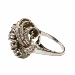 BAGUE BAGUE DESIGN 1940-1945 OR AVEC DIAMANTS