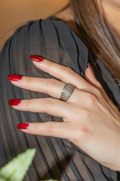 Bague Bague Or blanc Diamant