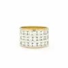 Bague bandeau avec diamants de 1,50 carat