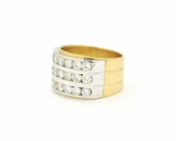 Bague bandeau avec diamants de 1,50 carat