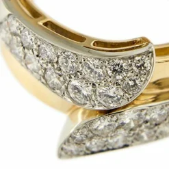 Bague bandeau avec diamants