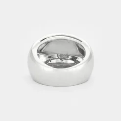 Bague bandeau Dael & Grau or gris