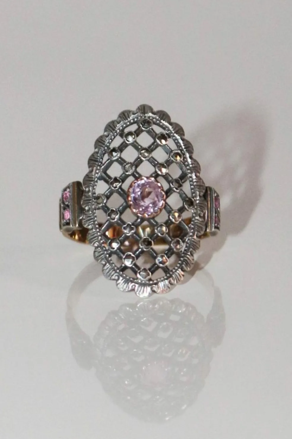 Bague Belle Epoque Résille