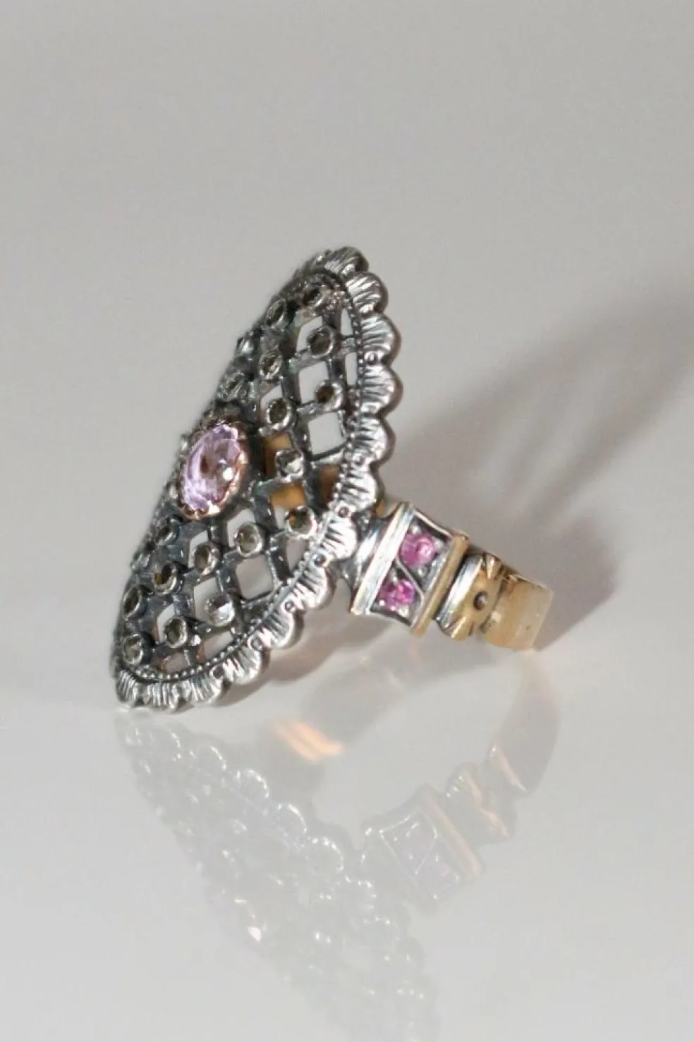 Bague Belle Epoque Résille
