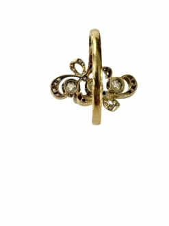 Bague Belle Époque or et diamants