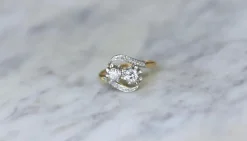 Bague Belle Époque Toi et Moi Diamants