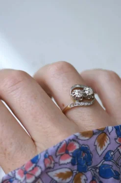 Bague Belle Époque Toi et Moi Diamants