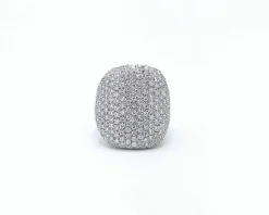 BAGUE BIBIGI EN OR BLANC ET DIAMANTS