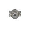 Bague bicolore Art Déco Diamants