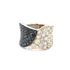 Bague Bicolore 18kt. élégance Diamants