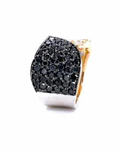 Bague Bicolore 18kt. élégance Diamants