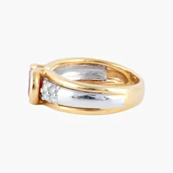 Bague Bicolore Rubis