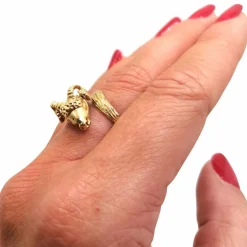 Bague Bélier or jaune