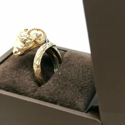 Bague Bélier or jaune