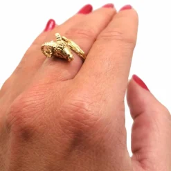 Bague Bélier or jaune