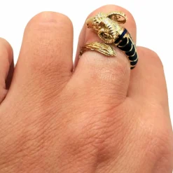 Bague Bélier or jaune