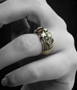Bague bombée 